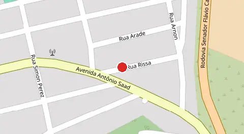 Mapa da localização