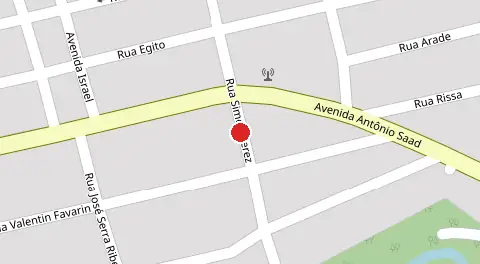 Mapa da localização