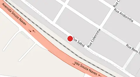 Mapa da localização