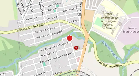 Mapa de Santa Lúcia