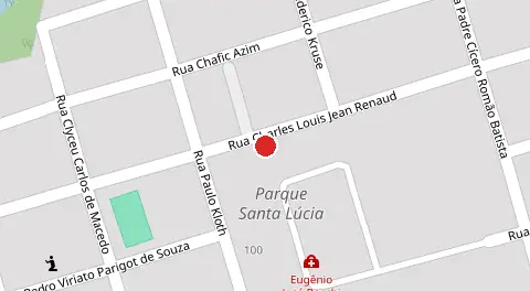 Mapa da localização