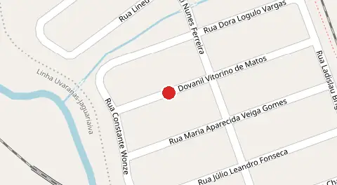 Mapa da localização