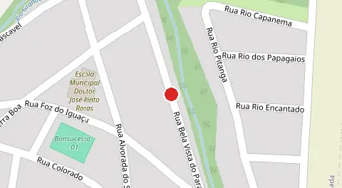 Mapa da localização