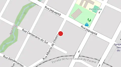 Mapa da localização