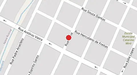 Mapa da localização