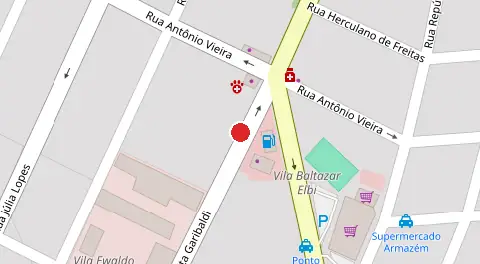 Mapa da localização
