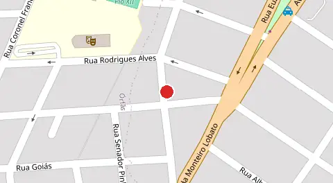 Mapa da localização