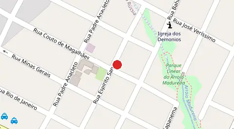 Mapa da localização