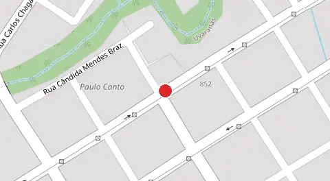 Mapa da localização