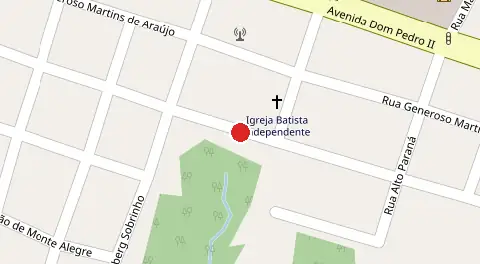 Mapa da localização