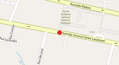 Mapa da localização