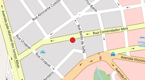 Mapa da localização
