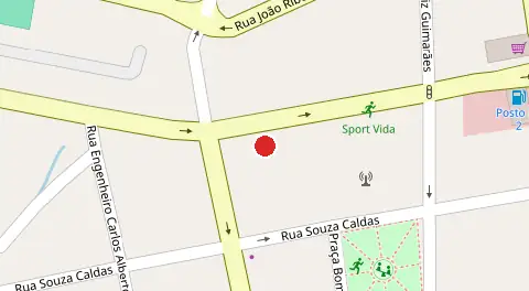 Mapa da localização