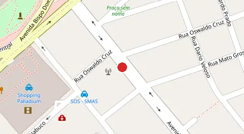 Mapa da localização