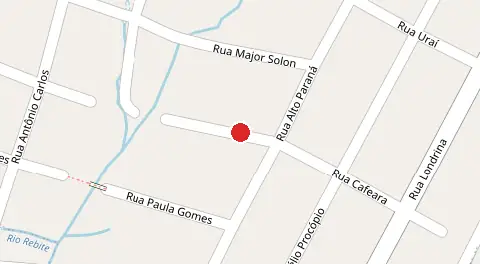 Mapa da localização