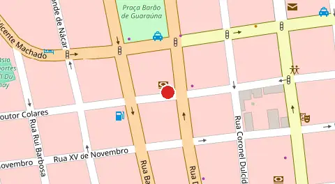 Mapa da localização