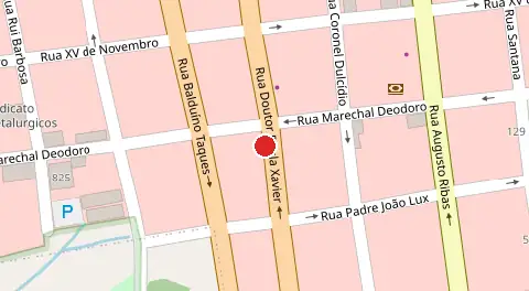 Mapa da localização
