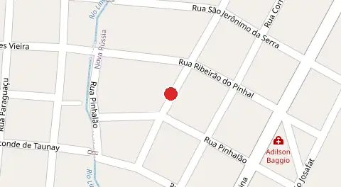 Mapa da localização