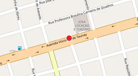 Mapa da localização