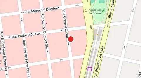 Mapa da localização