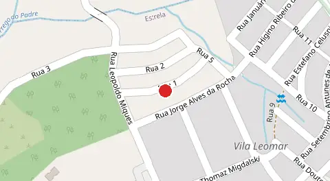 Mapa da localização