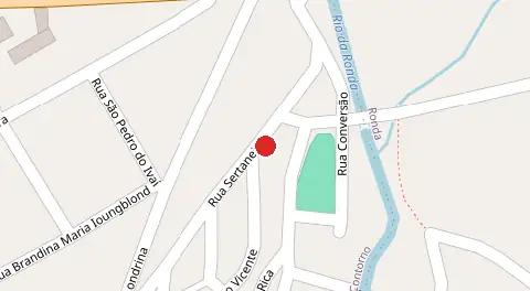 Mapa da localização