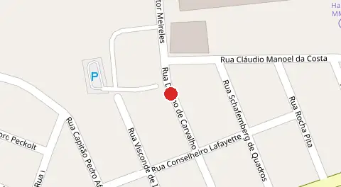 Mapa da localização