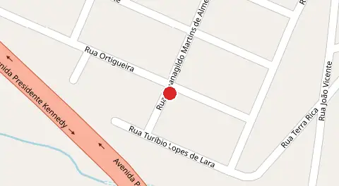 Mapa da localização
