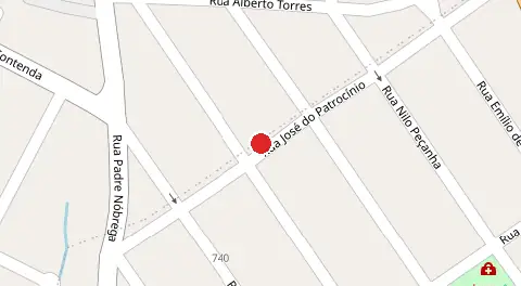 Mapa da localização