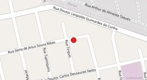 Mapa da localização
