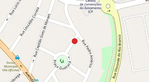 Mapa da localização