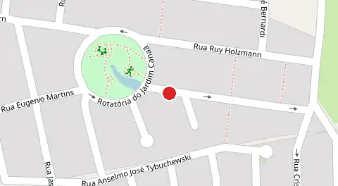 Mapa da localização