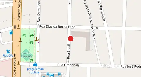 Mapa da localização