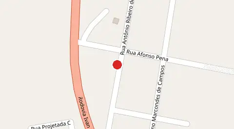 Mapa da localização