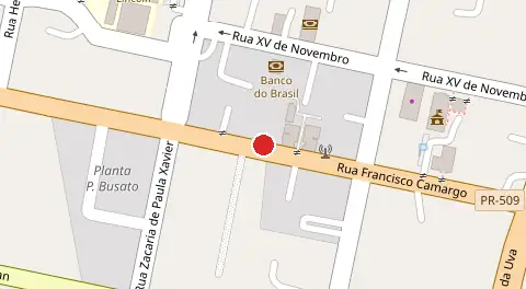 Mapa da localização