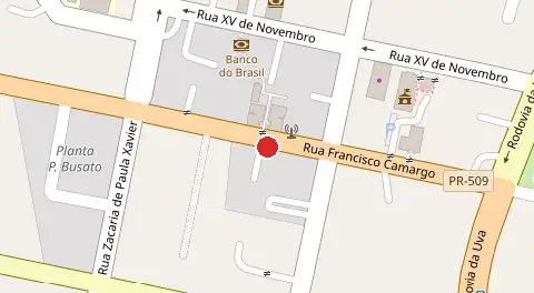 Mapa da localização