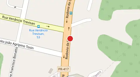 Mapa da localização