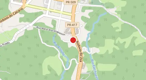 Mapa de Rodovia da Uva