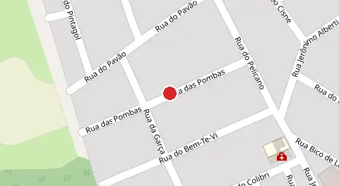 Mapa da localização