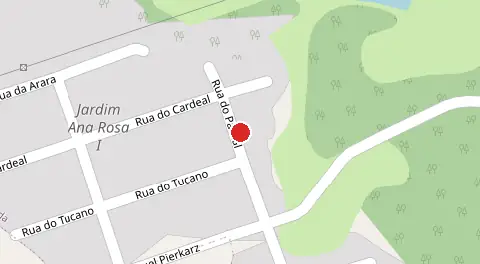 Mapa da localização