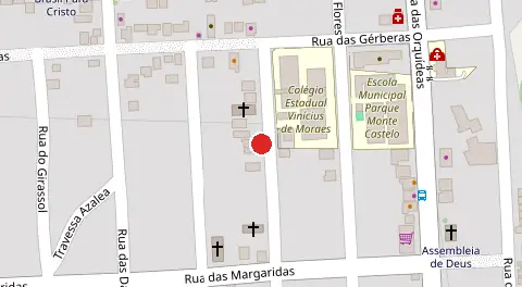 Mapa da localização