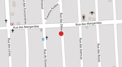Mapa da localização