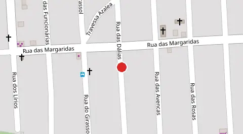Mapa da localização