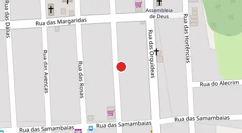 Mapa da localização