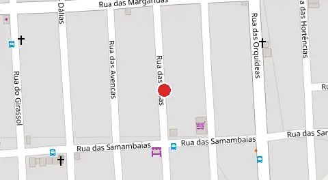Mapa da localização