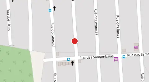 Mapa da localização