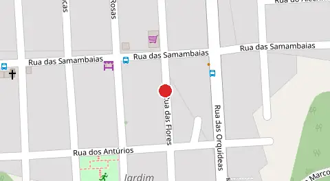 Mapa da localização