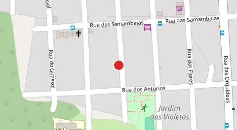 Mapa da localização