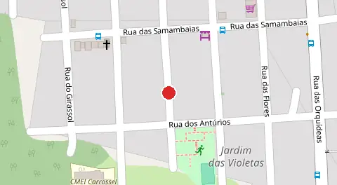 Mapa da localização