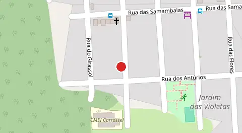 Mapa da localização